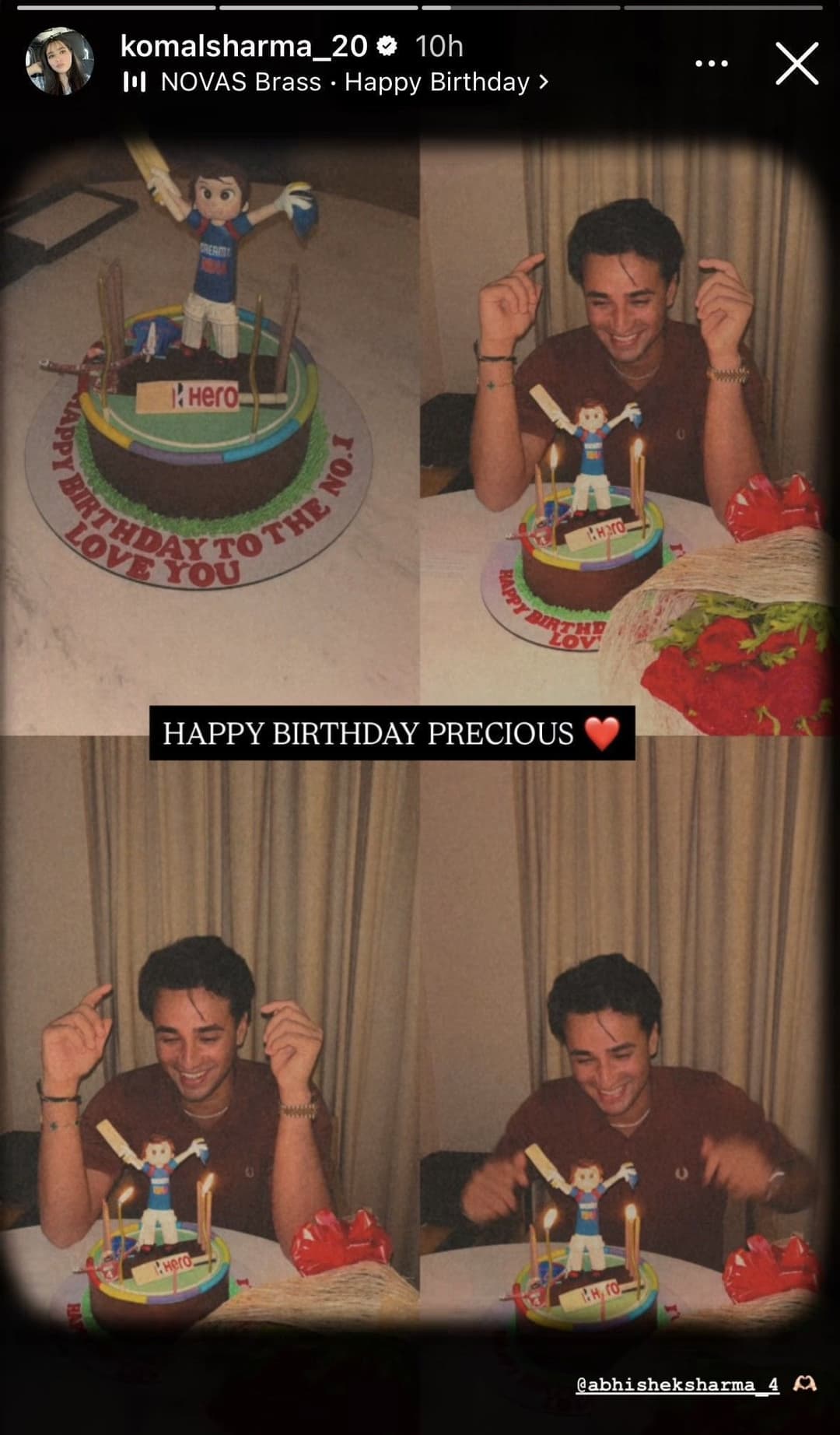 Abhishek Sharma Celebrates with Custom Team India Cake Ahead of 2025 Asia Cup